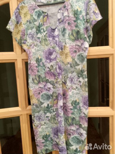 Платье в пол в горошек