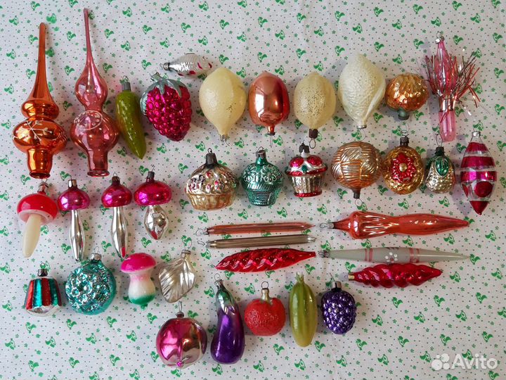 Елочные игрушки СССР