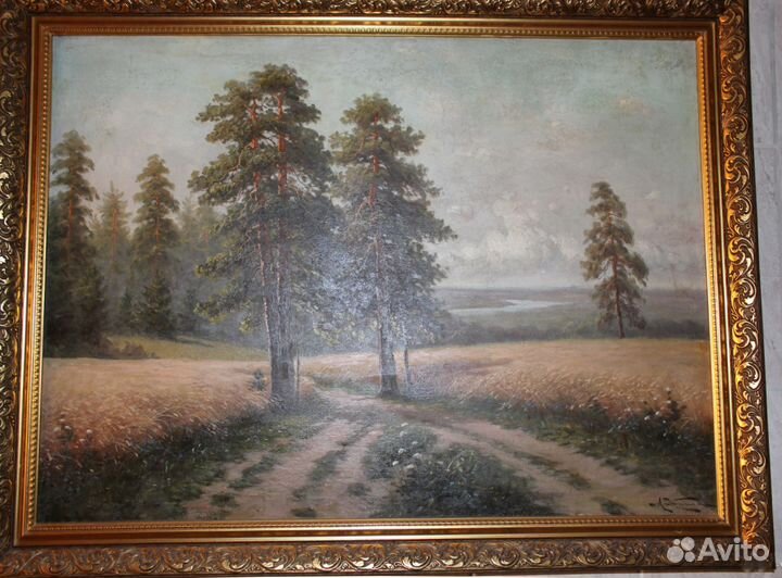 Картина Карпов А.М. 1957 г холст масло