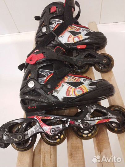 Коньки детские раздвижные 34 37