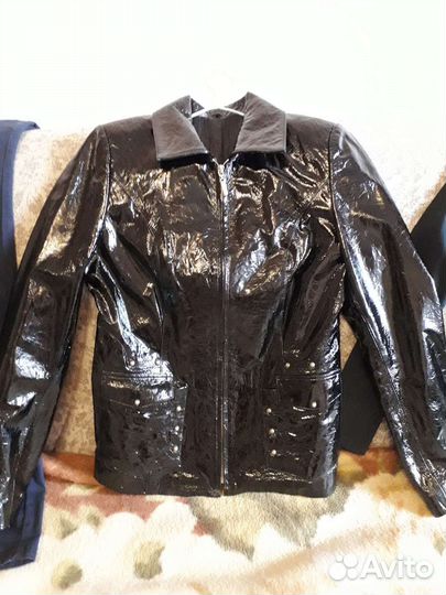 Куртка кожаная женская 42 44