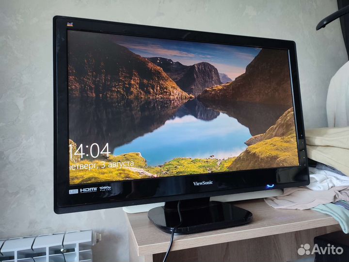 Монитор Viewsonic 24 дюйма. Идеальное состояние