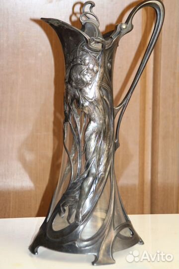 Редкий графин антиквариат 1900-1914 гг