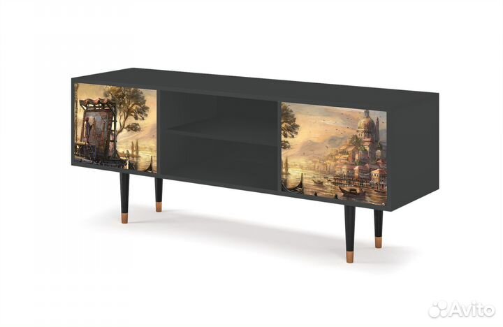 Тв-тумба T2 - Антрацит - Venice