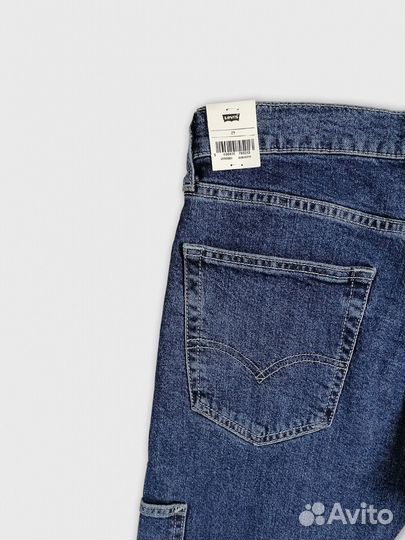 Джинсы levis 502 hi-ball utility med indigo