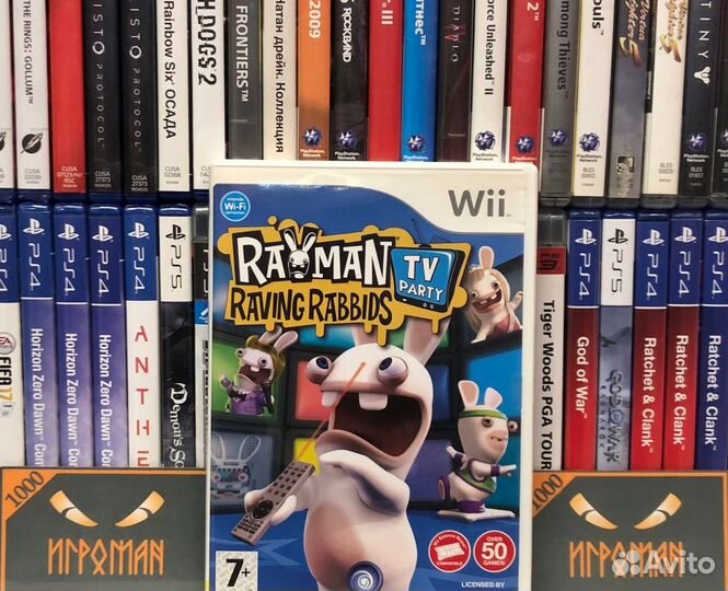 Игры Wii/WiiU Rayman Raving Rabbids: TV Party