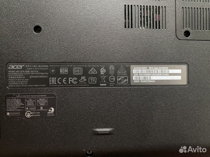 Acer aspire 3 a315-53
