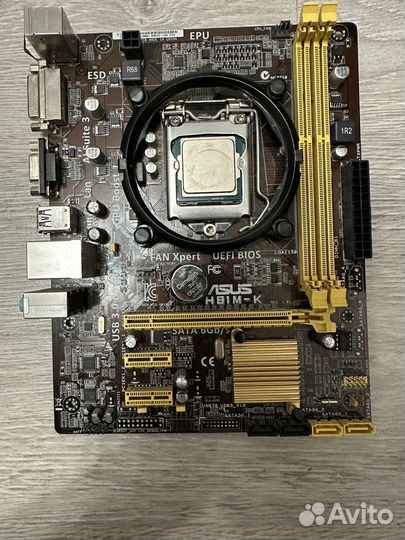Комплект материнская плата и процессор