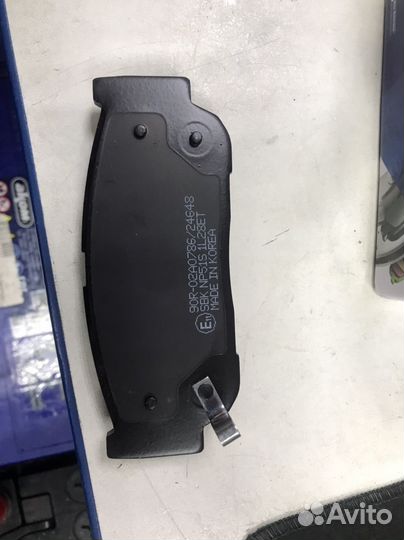 Тормозные колодки ssangyong кайрон