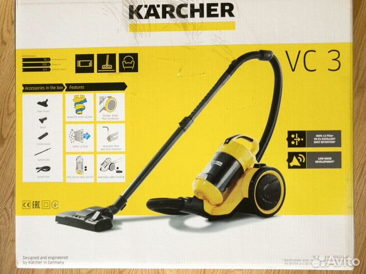 Пылесос Karcher VC3