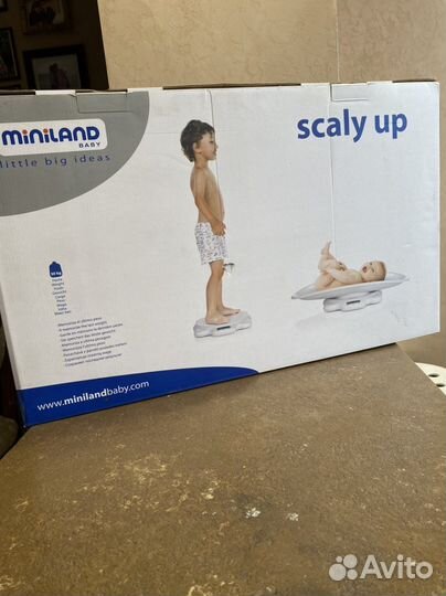 Весы детские Miniland Scaly Up со съемным лотком