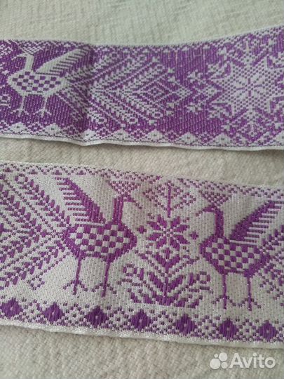 Лента-тесьма жаккард., новая, 1,5 м * 53 мм