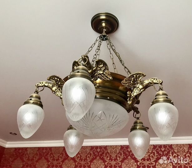 Люстра с орлами Kemar OW50/P