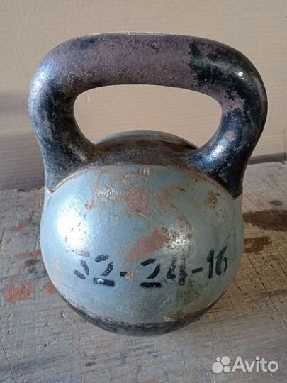 Гиря разборная, трансформер 16-24-32 кг