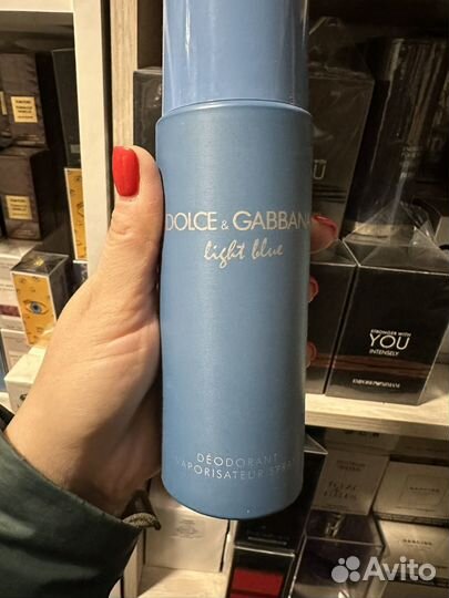 Духи женские набором Dolce gabbana light blu