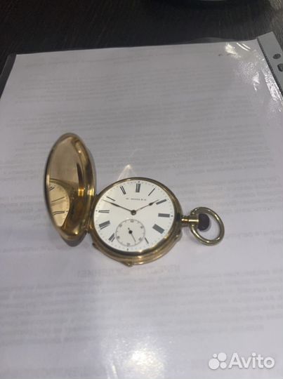 Часы карманные золотые