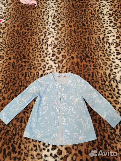 Лонгслив и рубашка на девочку