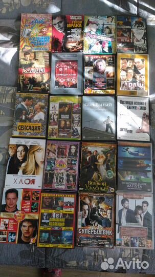 DVD диски с фильмами и мультикам