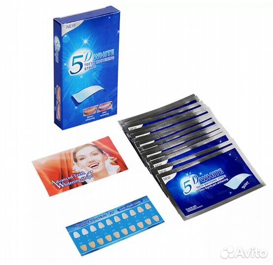 Отбеливающие полоски для зубов 5D оптом
