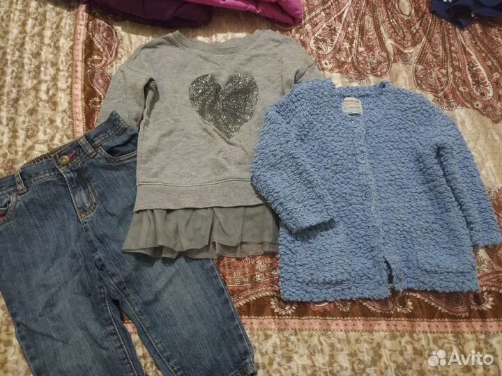 Пальто безрукавка Benetton на девочку 1-2 года