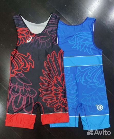 Борцовское трико asics, для вольной борьбы