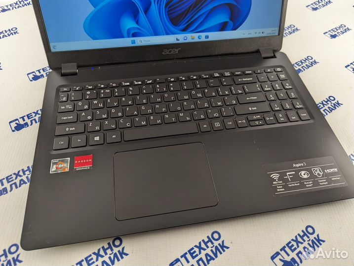 Игровой Acer. Ryzen 5 3500U SSD Vega 8+Radeon 540x