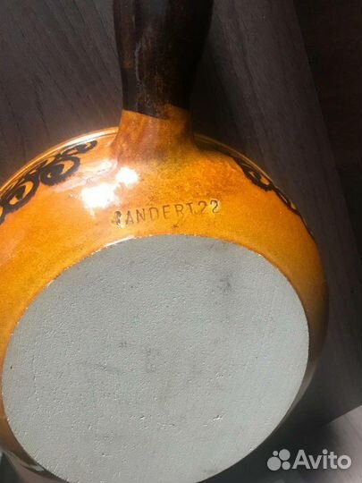 Горшок ковш новый керамика глазурь