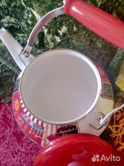 Чайник эмалированный солонки фарфор