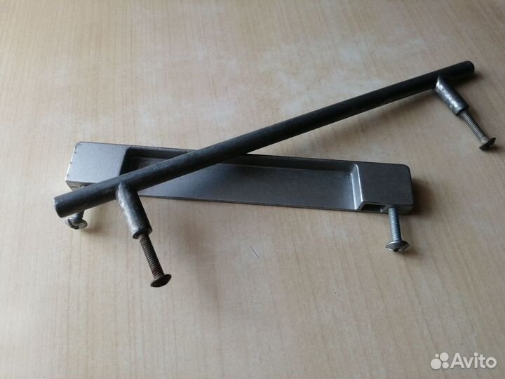 Ручки мебельные, 2-шт, алюминиевые