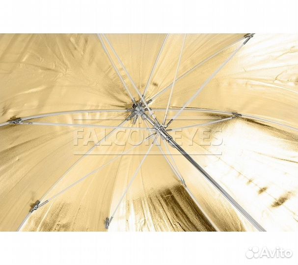 Зонт Falcon Eyes UR-32G отражающий золотой 70см