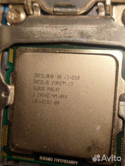 Материнская плата с процессором и памятью Gigabyte