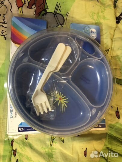 Тарелка детская на присоске запечатанная