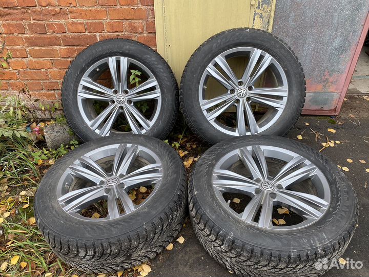 Оригиналные зимние колеса r19 volkswagen touareg