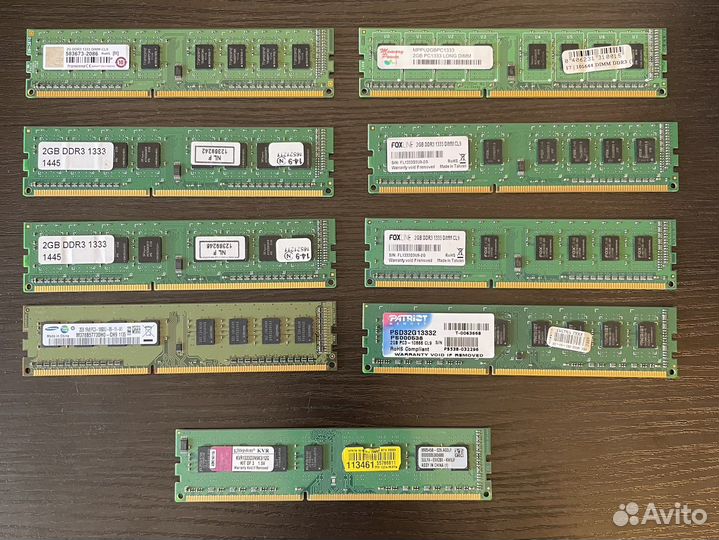 Оперативная память DDR3 2gb