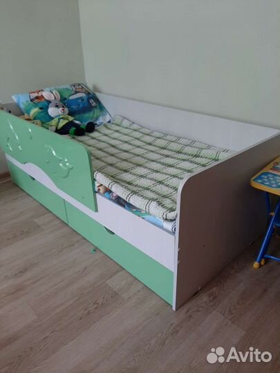Детская кровать от 3 лет с матрасом бу
