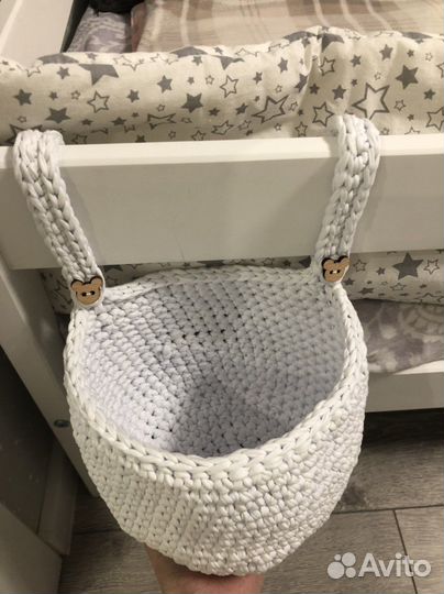 Корзинка на детскую кроватку