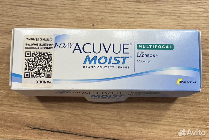 Линзы acuvue moist multifocal +1,75 HGH