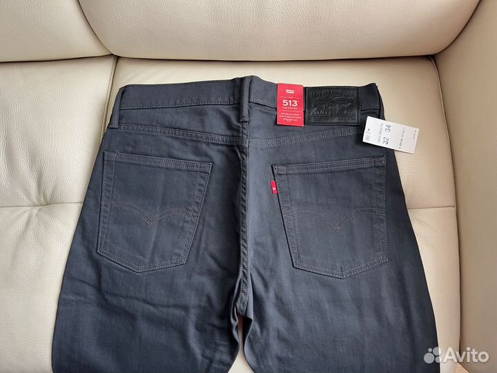 Джинсы Levi's 513 Графит Оригинал 32х34