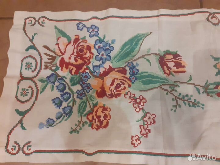 Скатерть-вышивка.ссср