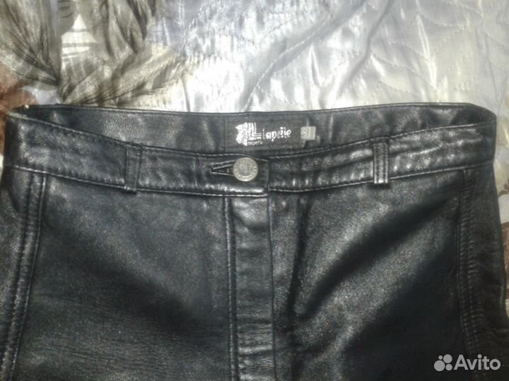 Шорты кожаные