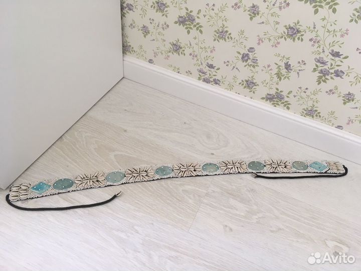 Пояс, ручная работа с натуральными камнями