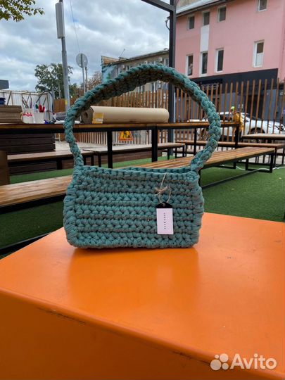 Хлопковая сумка ручной работы