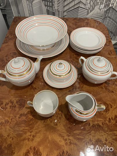 Посуда - Вербилки, сервиз ‘Радиоволны’