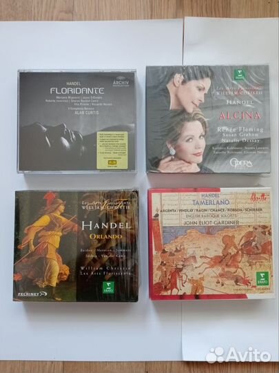 Фирм. CD опер,ораторий:Гендель,Бах,Телеман и др