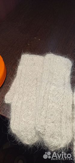 Шапочки, варежки, снуд из пуха бобтейла