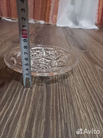 Хрустальная пепельница(тарелочка)