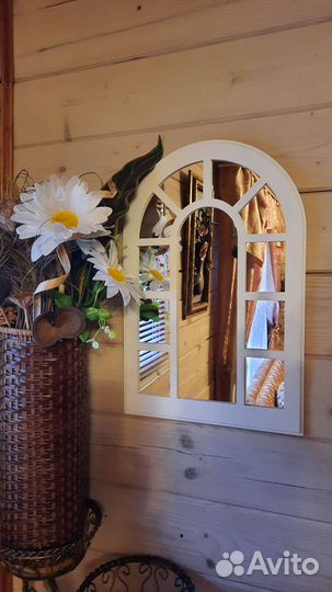 Зеркало арочное фальш окно,панно декоративное