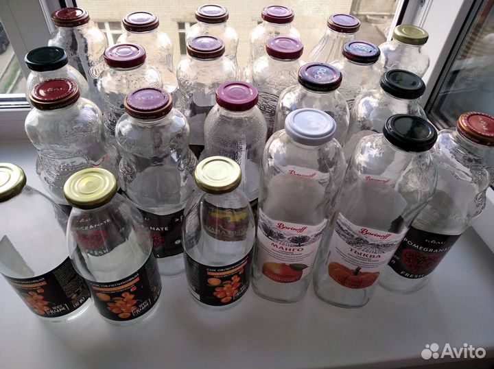 Бутылки из-под сока 1 литр