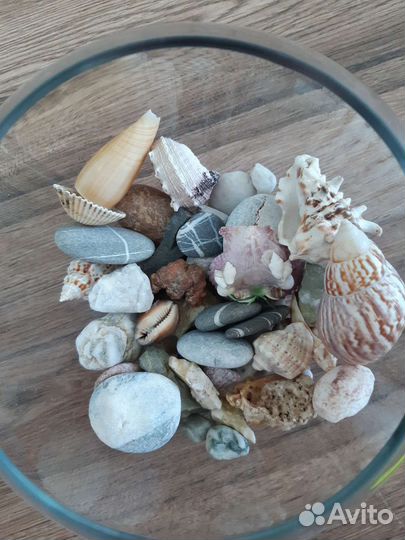 Ваза с камнями