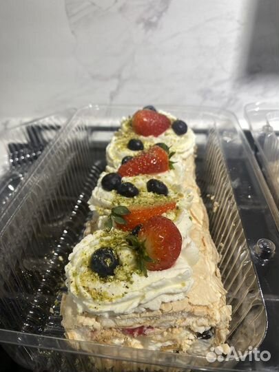 Меренговый рулет